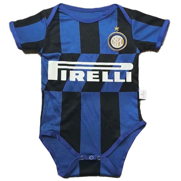 Camiseta Inter Milan Primera equipación Onesies Niño 2019-2020 Azul Negro